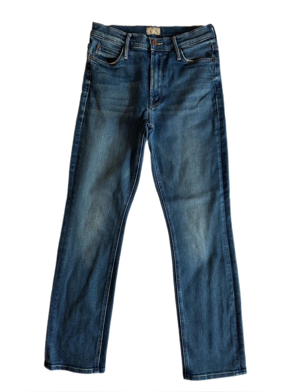 MOTHER The Mid Rise Dazzler Ankle Sweet And Sassy Straight Jeans Size 26